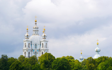 Fototapeta na wymiar Smolny Cathedral