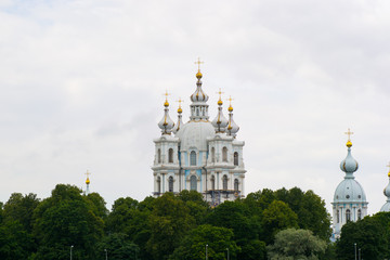 Fototapeta na wymiar Smolny Cathedral