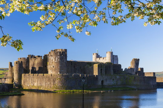 Caerphilly Castle, Gwent, Wales