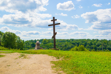 Fototapeta na wymiar wooden cross