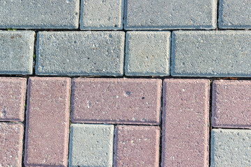 Road tile ladder of different colors