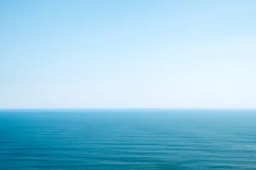 Fotobehang Zee, horizon en blauwe lucht © takke_mei