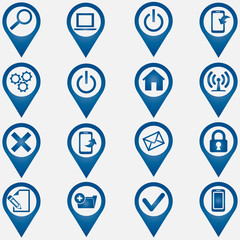 set of computer icons