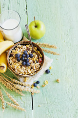 muesli with  fruit