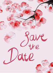 Blooming Sakura card