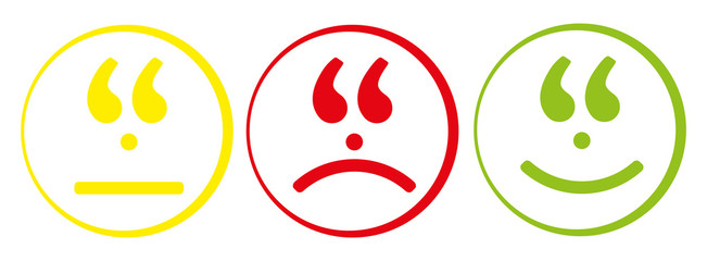 colorful cartoon smiley emoticon face set web icon