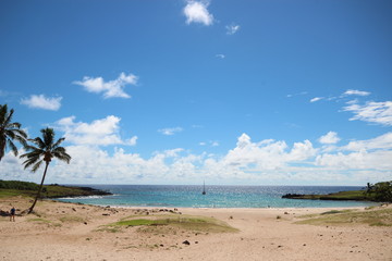 イースター島のビーチ