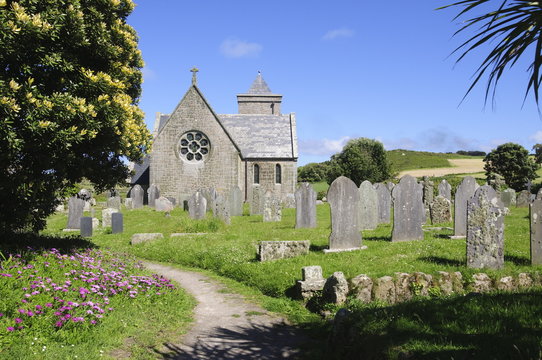 Church, Tresco, Isles Of Scilly, Cornwall