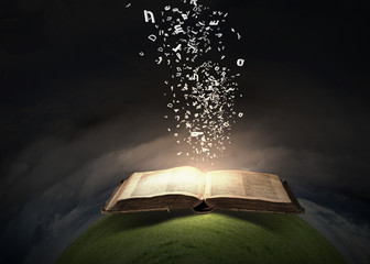 Opened book