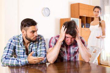 Quarrel in young polygamous family