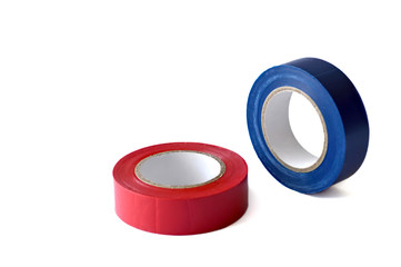 Insulating tape rolls isolated on white background