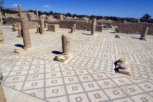 Large Baths, Roman ruin of Sbeitla, Tunisia