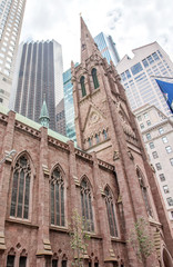 Fototapeta na wymiar Fifth Avenue Presbyterian Church Manhattan New York City