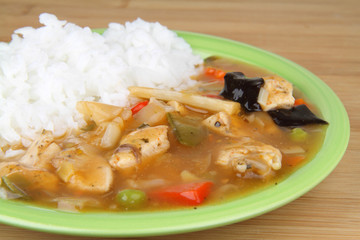 Rice with chicken