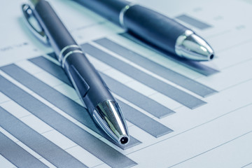 Financial accounting stock market graphs analysis