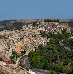 Ragusa Ibla cityscape. Sicily, Italy.
