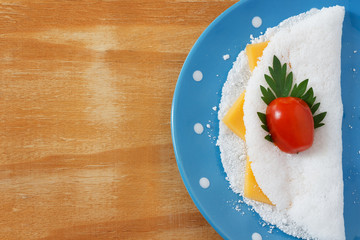 Casabe (bammy, beiju, bob) from cassava (tapioca)