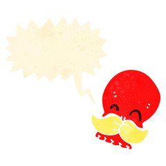 retro cartoon funny talking skull