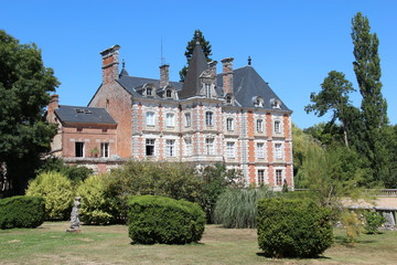 Fototapeta na wymiar Château de Rocheux : Fréteval