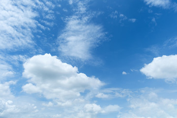 Blue sky with cloud