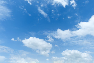 Blue sky with cloud