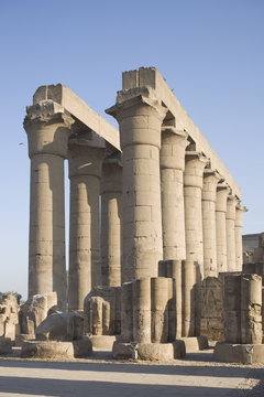 Colonnade, Luxor Temple, Luxor, Thebes, Egypt