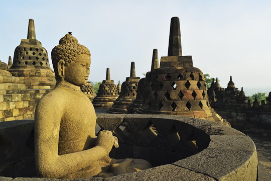Borobodur, Kedu Plain, Java, Indonesia