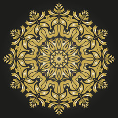 Damask Vector Oriental Pattern