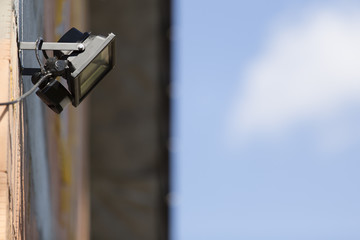 security led light with motion dectector or sensor on the wall