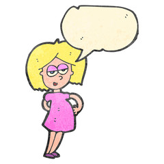 cartoon pregnant woman with speech bubble