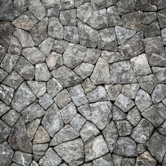 Stone wall background and texture with space