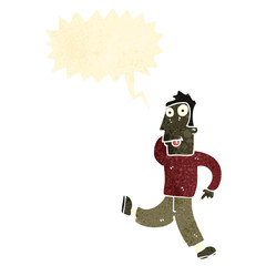 retro cartoon dancing man