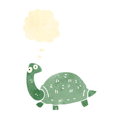 retro cartoon tortoise