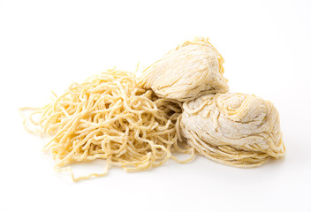 yellow noodles