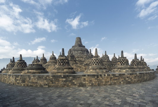 Borobudur Buddhist Temple, Java, Indonesia