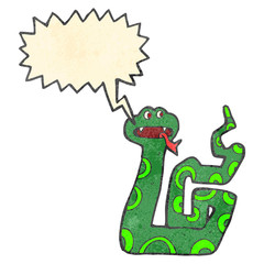 cartoon hissing snake