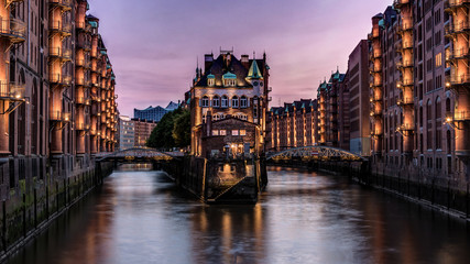 Obraz premium Hamburg Speicherstadt Wasserschloss