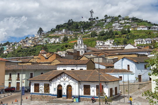Virgin Mary de Quito Statue, El Panecillo hill, Quito, Pichincha Province, Ecuador