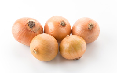 onion isolated on white background
