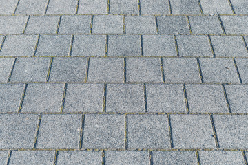 gepflasteter Boden aus Granit