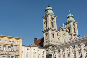 Fototapeta na wymiar alter Dom in Linz - Austria