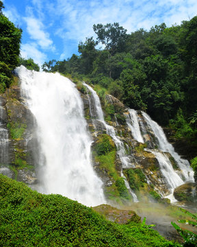 Wachirathan Falls are waterfalls in the Chom Thong district in the province of Chiang Mai, Thailand.

