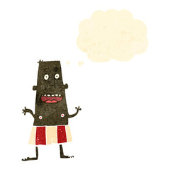 retro cartoon man in underpants