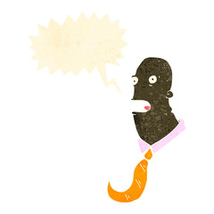 retro cartoon man shouting