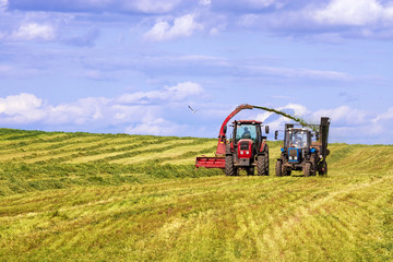 agricultural equipment for harvesting hay