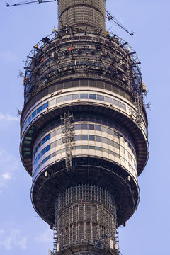 observation deck of the Ostankino television tower, Moscow