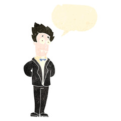 retro cartoon vampire