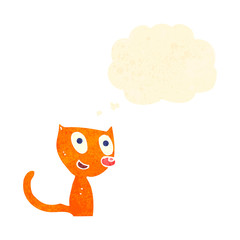 retro cartoon ginger cat