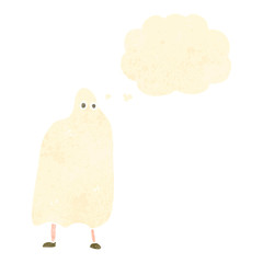 retro cartoon ghost costume