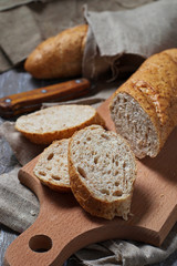 Rue bread with bran